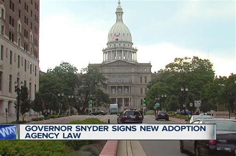 Michigan Governor Signs Controversial Adoption Bill Into Law Nation And World News