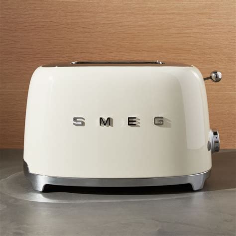 Smeg Cream Slice Retro Toaster Crate Barrel Canada