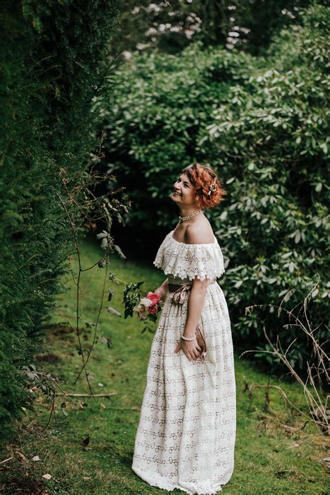 Boho Alternative Bride At Camden Town Wedding Dresses Boho Wedding