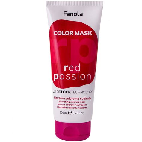 Fanola Color Mask Red Passion Maska Koloryzująca Czerwona 200ml W