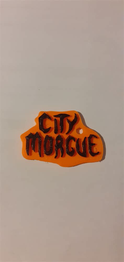 Файл Stl City Morgue Logo・3d печатная модель для загрузки・cults