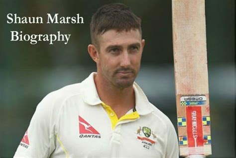 Shaun Marsh Cricketer, age, IPL, wife, family, son, salary, height and so