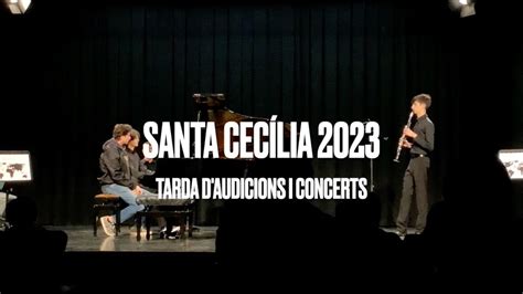 Santa Cecília 2023 audicions i concerts a la tarda YouTube