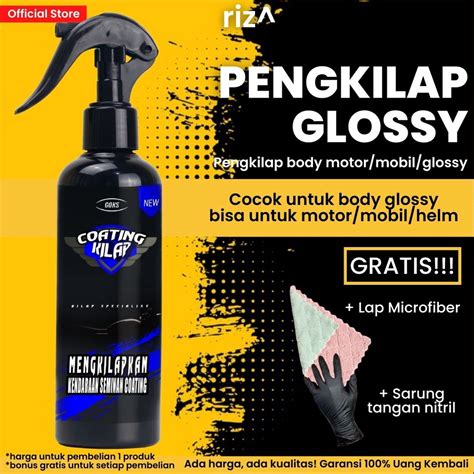 Jual Pengkilap Body Motor Mobil Nano Coating Ceramic Efek Daun Talas