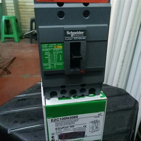 Jual MCCB Schneider EZC100N 3x60A EZC100N3060 EZC 100 N 3P 60A EasyPact