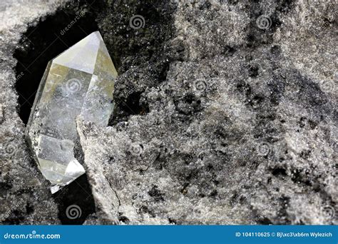 Herkimer Diamond Stock Image Image Of Bedrock Mining 104110625