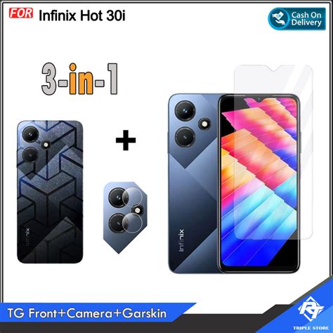 Jual Paket 3in1 Tempered Glass Infinix Note 30 Pro Hot 30i Hot 30 Play