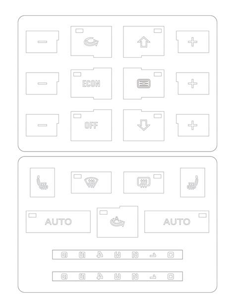 Szablony Zestaw Naprawczy Przycisk Klimatyzacji Klimatronik Audi A B