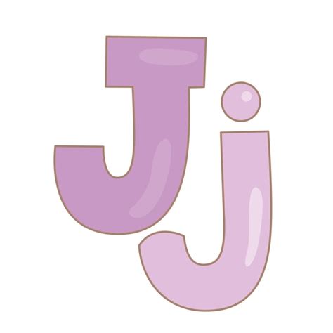 Alphabet Letter J With Clip Art And Few Similar Words Starting Clip