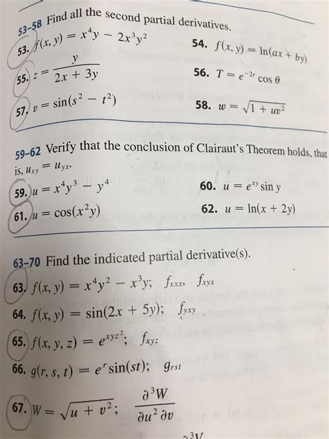 Answered 53 58 Find All The Second Partial Bartleby