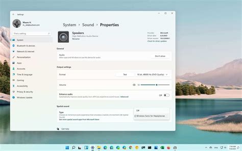 How To Enable Spatial Sound On Windows 11 Pureinfotech