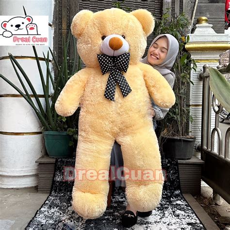 Jual Boneka Teddy Bear Beruang Besar Jumbo 130 Cm 1 3 Meter Import