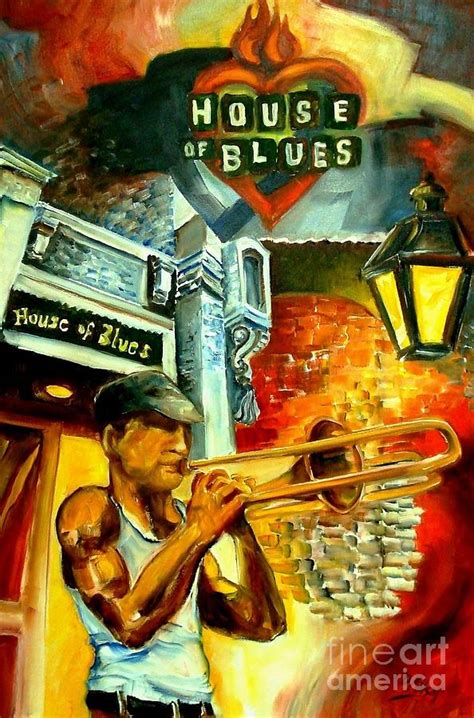 New Orleans House Of Blues Painting By Diane Millsap Pixels