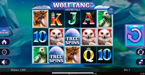 Wolf Fang Snowfall Spinomenal Slot Review Demo FREE Play