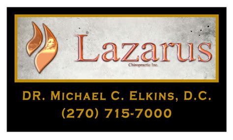 Lazarus Sign Lazarus Chiropractic