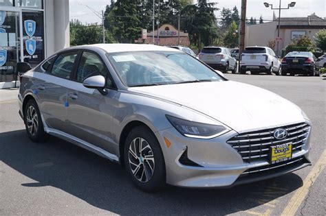 New 2020 Hyundai Sonata Hybrid Blue 4dr Car