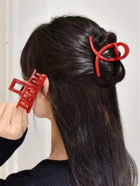 Pe As Garras De Cabelo Minimalista In Hair Claw Hair Stylish