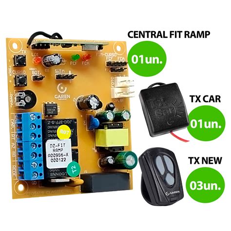 Central Placa De Comando Para Portões Eletrônicos Deslizantes Fit Ramp