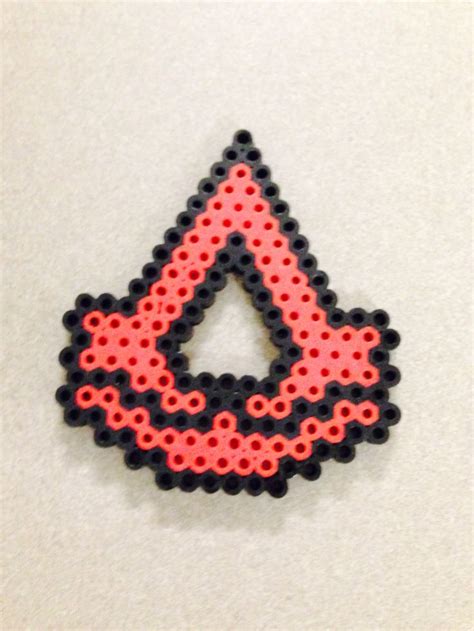 Assassin S Creed Logo Perler Bead Art Bead Art Pony Beads