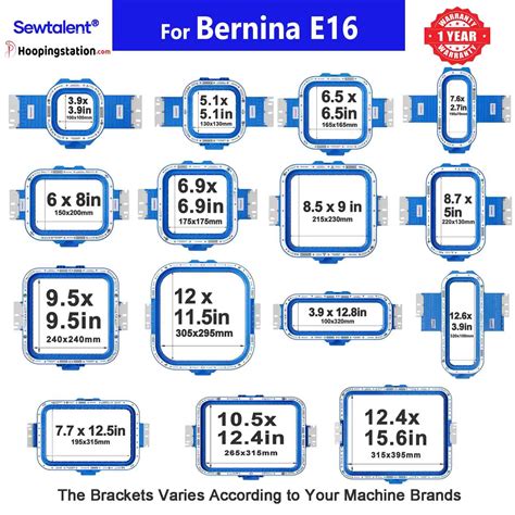 Bernina E Embroidery Machine Used With Sewtalent Strong Magnetic