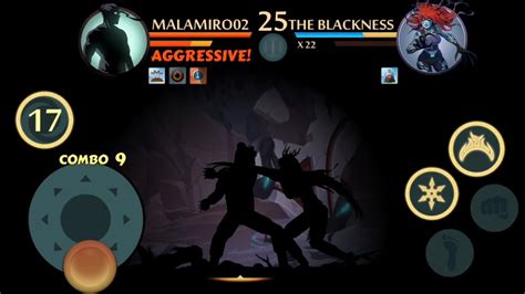 Shadow Fight 2 2200 Damage In Blackness Youtube