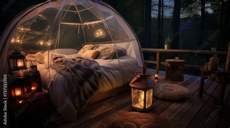 Glamping noclegi w namiotach jurtach lub tipi pośród natury do