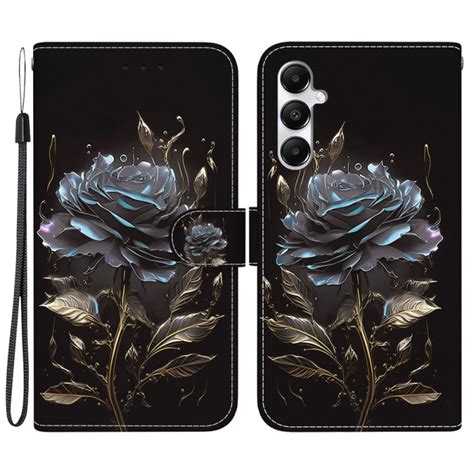 Housse Samsung Galaxy A05s Rose Noire à Lanière Ma Coque