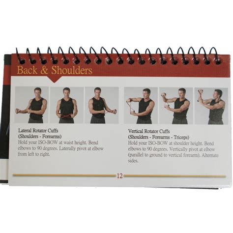 Spiral Bound Iso Bow Manual Bullworker Personal Home Fitness Isometric Strength Training