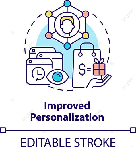 Improved Personalization Concept Icon Personalisation Notion Card