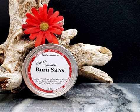 Burn Salve Burns Scalds Sunburn Herbal Salve Essential | Etsy