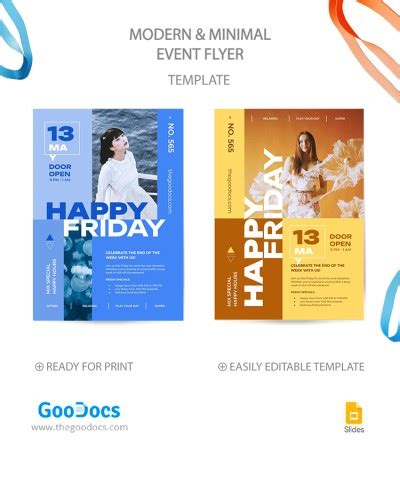 Free Folleto De Evento Moderno Plantilla Thegoodocs