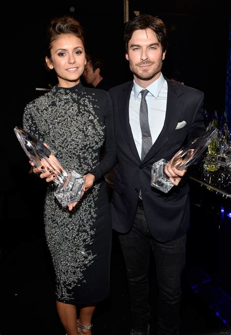 Ian Somerhalder And Nina Dobrev Peoples Choice Ian Somerhalder And