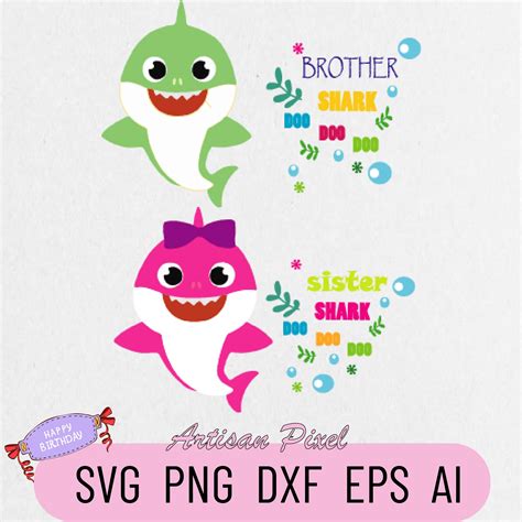 Brother Shark Svg Shark Svg Shark Brother Boy Svg Shark B Inspire