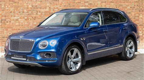 2020 Bentley Bentayga V8 Sequin Blue Walkaround And Interior Romans