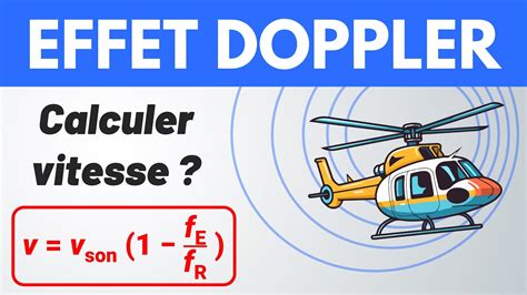 EFFET DOPPLER Exercice corrigé Terminale spécialité YouTube