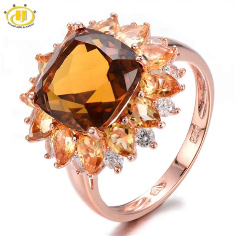 Aliexpress Buy Hutang Cushion Cut Natural Smoky Quartz Solid