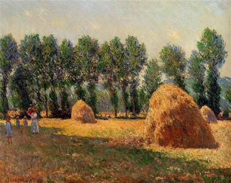 Haystacks at Giverny, 1885 - Claude Monet - WikiArt.org