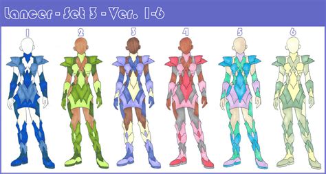 lancer set     lumacruz  deviantart