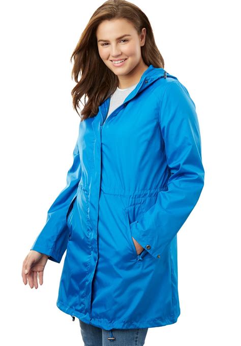 Packable Anorak Raincoat Womens Plus Size Clothing Raincoats For Women Raincoat Plus Size