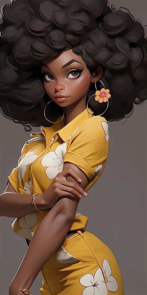 Black Women Art Beautiful Black Women 3d Model Character Character