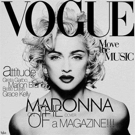 Madonna Vogue Fanmade Cover By Lukau13 Madonna Vogue Vogue