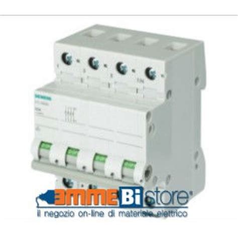 Interruttore Sezionatore 32A 4 P 4 Moduli Leva Grigia Siemens 5TL16320