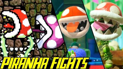 Evolution Of Piranha Plant Battles In Yoshi Games 1993 2019 Youtube