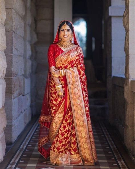 30 Real Brides Who Donned Red Bridal Saree For Their Wedding Day