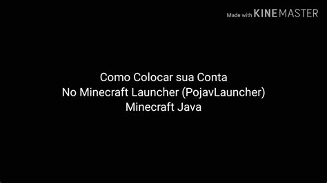 Como Colocar Sua Conta Do Minecraft No PojavLauncher YouTube