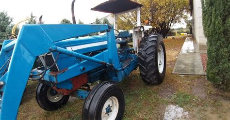 Maquinaria Agricola Industrial Tractor Ford 6600 Con Cargadora De