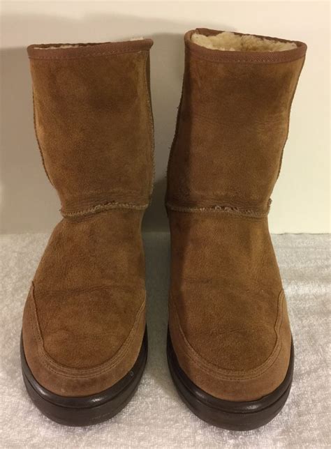 Ugg Classic Ultra Short Boot Style 5220 Chestnut Suede Mens 10 Wms 115