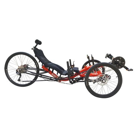 Adult Aluminum Alloy Frame 27 Speed Touring 3 Wheel Recumbent Trike