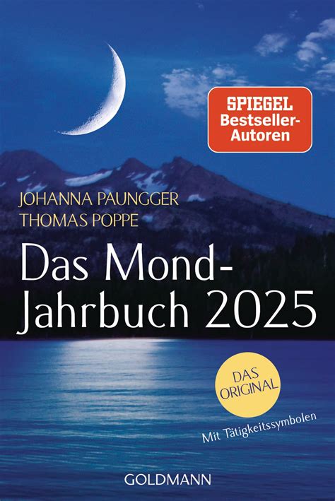 Das Mond Jahrbuch Mondkalender Thalia