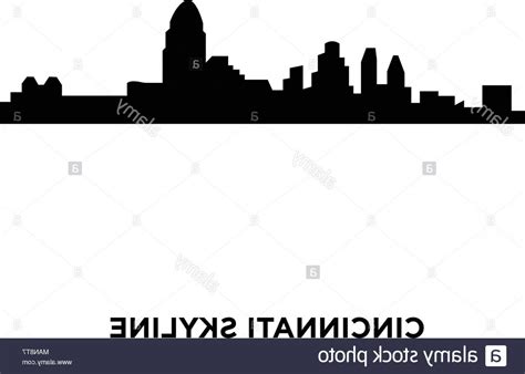 Cincinnati Skyline Outline Vector at Vectorified.com | Collection of ...